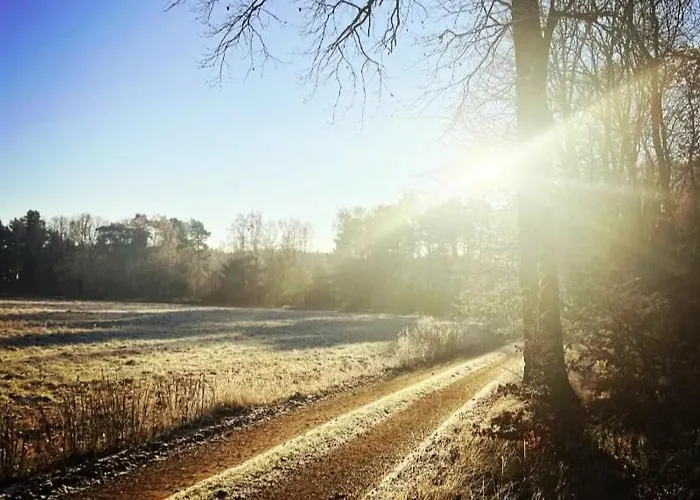 Romantikferienhaus Am Schloesschen - Sauna, Kamin & Seenlandschaft Nahe Berlin بيت للعطل *